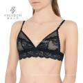 Elegante schiere Spitze und Blumen Bralette xx Frauen Unterwäsche xxx sexy BH Bild xxx Mädchen Unterwäsche sexy BH